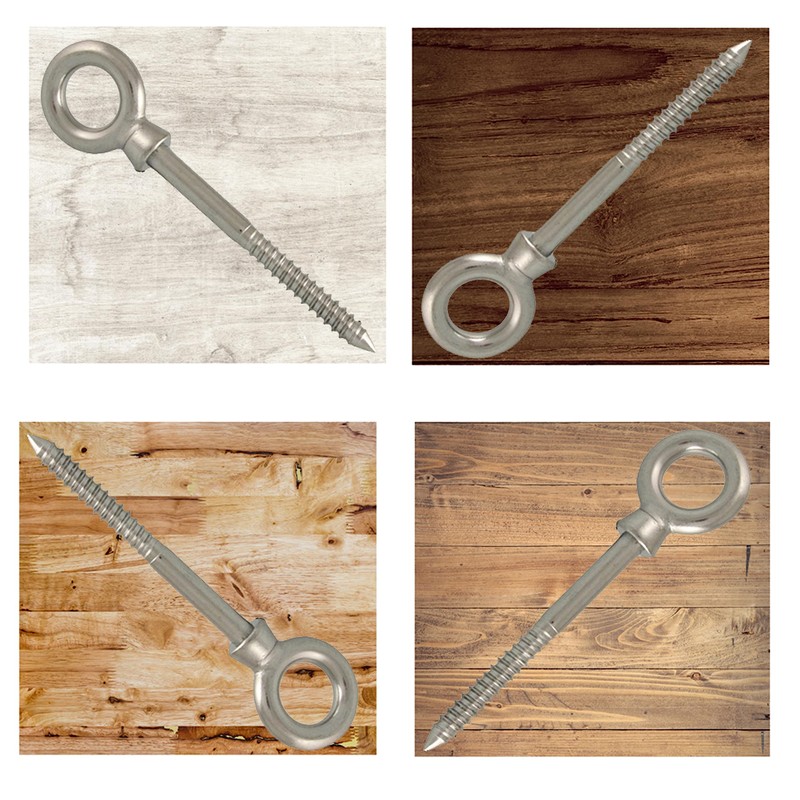 M10 Wood Eye Screw Threaded Bolt Made of Stainless Steel