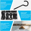 115 Pcs Metal Small Screw-in Hooks - Ceiling, Cup, Hanging