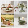 160-Pack Green Scalloped Cocktail Napkins with Gold Foil, 5 x