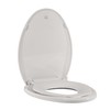 Toilet Seats Elongated,19" Extra Long Toilet Seat,Built-In Potty Training Seat