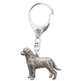 Rottweiler (with Tail) Made in U.K Artistic Style Dog Key Ring Collection