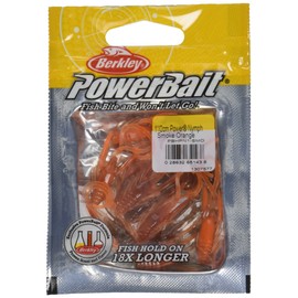 Berkley PowerBait Power Nymph Smoke Orange, 1" (12 Count)