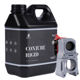 Chitu Systems Conjure Rigid Resin with Engineering-Like Features for Functional Gadgets Resin Printing, Low Shrinkage for Articulated Figure LCD 3D Printing (Grey, 2000g)