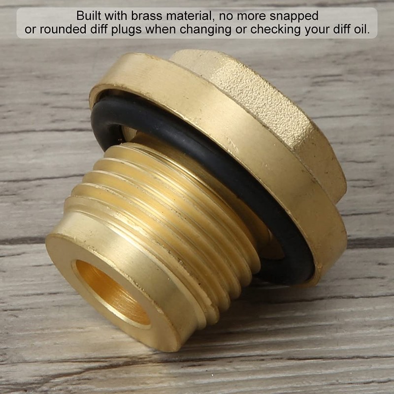 Differential Plug, Differential Oil Drain Bolt, Brass Diff Filler Differential