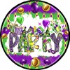 Mardi Gras Wreath Sign, Wreath Sign for Mardi Gras, Let