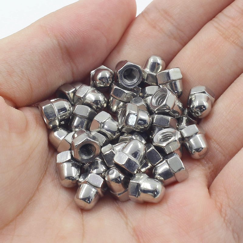 Bikasun Pack of 20 Acorn Nuts M10 Stainless Steel Cap