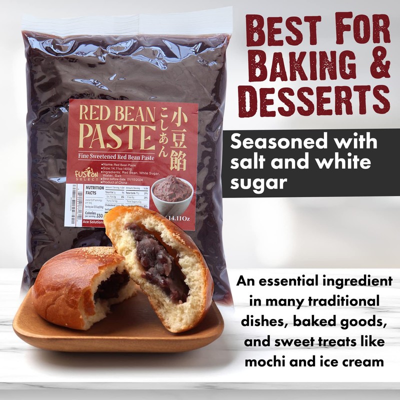 Fusion Select Red Bean Paste - Fine Sweetened Adzuki Bean