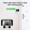 Splenssy M16 Video Doorbell with Screen, Wireless Home Surveillance Doorbell,