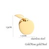 Stainless Steel Dainty Apple Men Brooch Lapel Pins Women Clasp