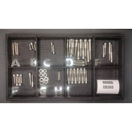 Stainless Cycle Honda CB360 Cl360 Stainless Bolt Screw CB 360 Cl Engine Kit Set Polished