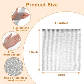 zisiueel 20 Pcs 1 Gallon Gopher and Vole Wire Mesh Basket Bulk Stainless Steel Plant Root Protector Gopher Cages for Garden Planting Underground Plant Protection