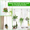GZhaimai M6 Screw Hook 304 Stainless Steel Ring Screw Hook