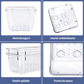 Juego De 25 Organizadores De Cajones De Plstico Airlya-life