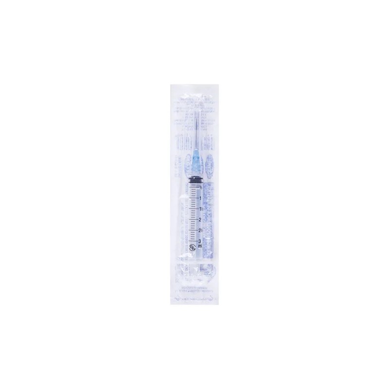 Jeringas De Plastico Dl Pediatrica 3 Ml 23gx25mm Caja 100