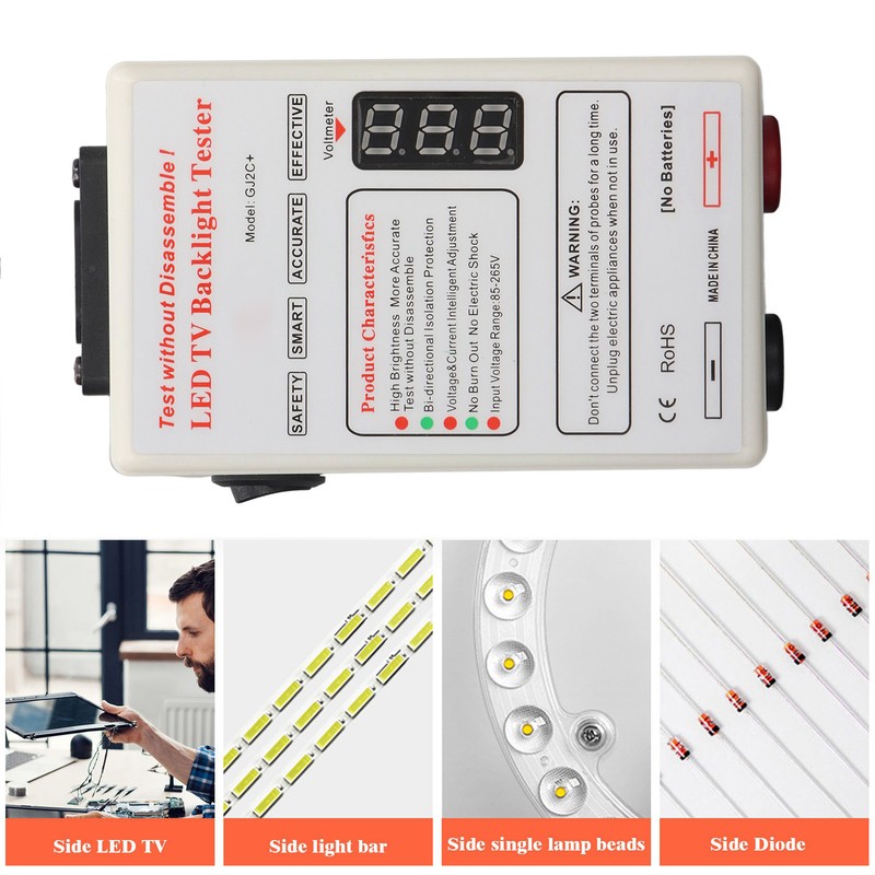 LED Light Tester Free Screen Removal Soft Start Portable TV