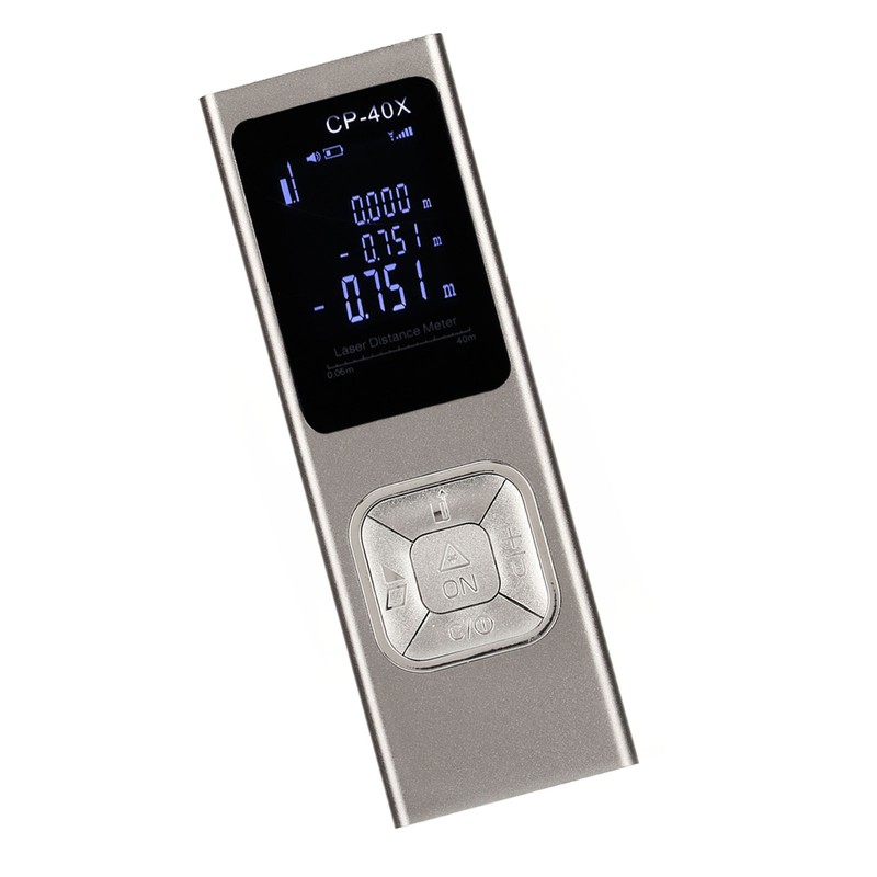 Handheld Laser Distance Meter Aluminium Alloy High Accuracy M Ft