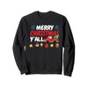 Merry Christmas Y'all Funny Xmas PJs Holiday Pyjamas Sweatshirt