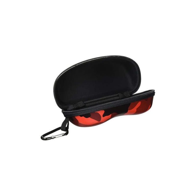 Tacy LM-7101-3 Sunglasses Case, Stylish, Hard Case, Zipper, Polyurethane, EVA,