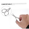 Healeved 2pcs Set Mustache Scissors Beard Shears Mustache Trimming Scissors