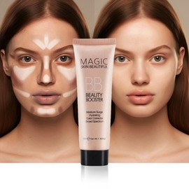 BB Cream Light with SPF,Tinted Moisturiser Face Women for All Skin Types,BB Cream Tinted,Color Correcting Cream,Tinted SPF Face Moisturiser,BB Cream Foundation,Tinted Sunscreen for Face SPF(02)