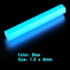 LXQQFUN 20 Pcs Resin Luminous Rods, 1.5 × 6mm High-Visibility