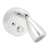 10V‑30V RV Reading Light LED Spotlight Bedside Lamp 3500K Warm