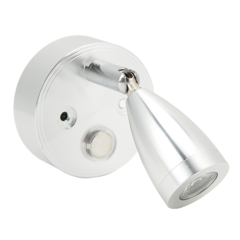 10V‑30V RV Reading Light LED Spotlight Bedside Lamp 3500K Warm
