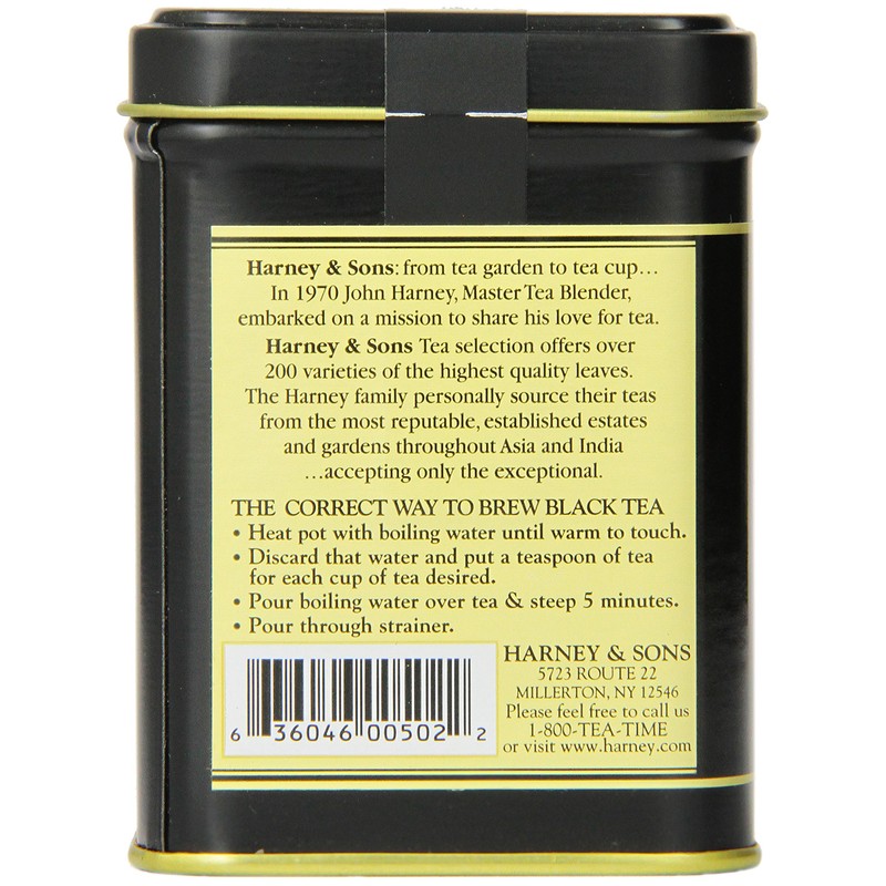 Harney & Sons Black Earl Grey Loose Leaf Tea, 4