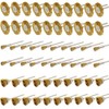 Yasumai 60PC Brass Wire Wheel Brushes Set Kit Accessories for