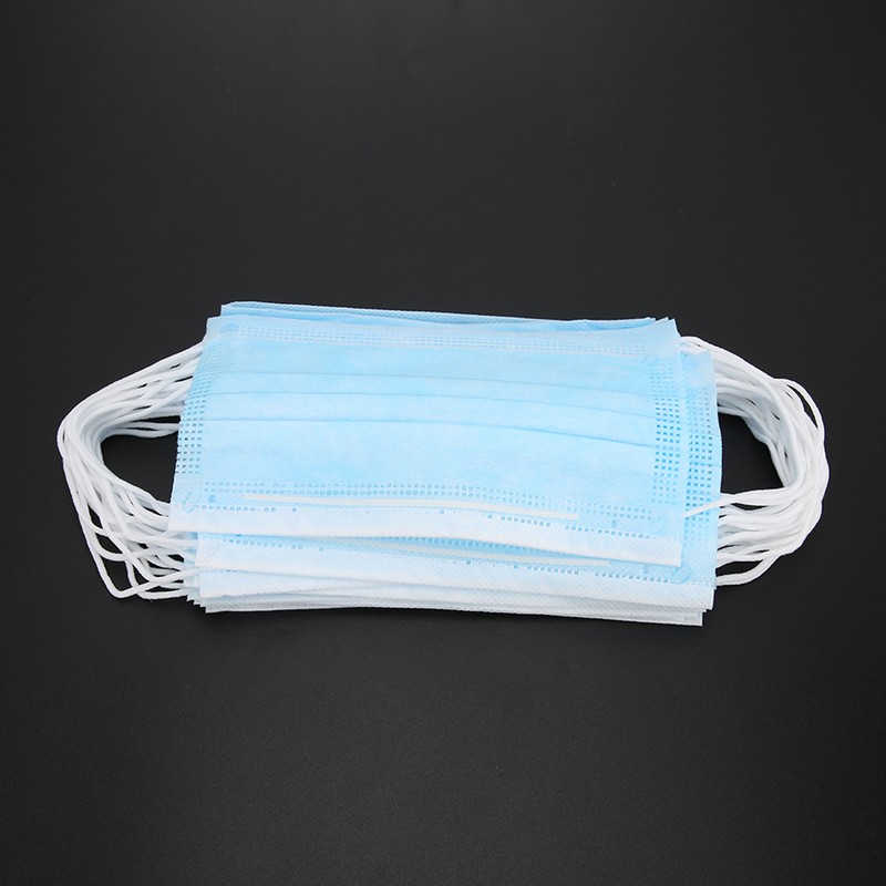 50pcs Disposable Mouth Muffle Non Woven Fabric Protective Filter Mouth