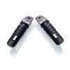 MZS Motorcycle Foot Pegs, Adjustable Front Footpegs Rider Rest Pedal