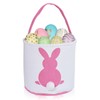 Zkaoai Easter Bunny Bags, Easter Bunny Baskets with Fluffy Tail,