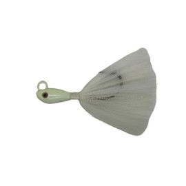 S&S Jigs Rattle Tail Bucktail Jigs - 2.00 - Glow