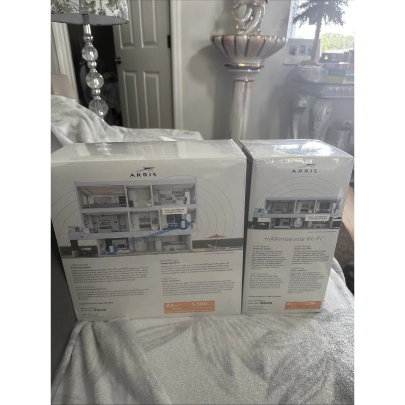 ARRIS Surfboard mAX W121 MESH WiFi 6 Router System 3-PACK