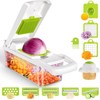 Slicer Julienne Vegetable Slicer Set Multi-function Grater (White)