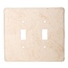 Stonique® Stone Switchplate - Double Switch (Cameo)