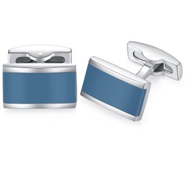 Honey Bear Men's Wedding Cufflinks Stainless Steel Cufflinks Multi-Way., Stainless Steel