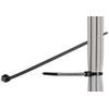 Cable tie,weather resistant nylon,black, length 280 mm width 4,8 mm