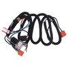 H4 Headlight Relay Harness Plug and Play H6054 7x6 LED