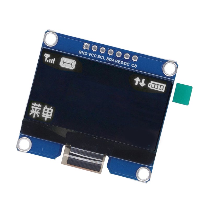 7Pin 1.54in IPS Display Module SPD0301 Drive IC 128X64 SPI