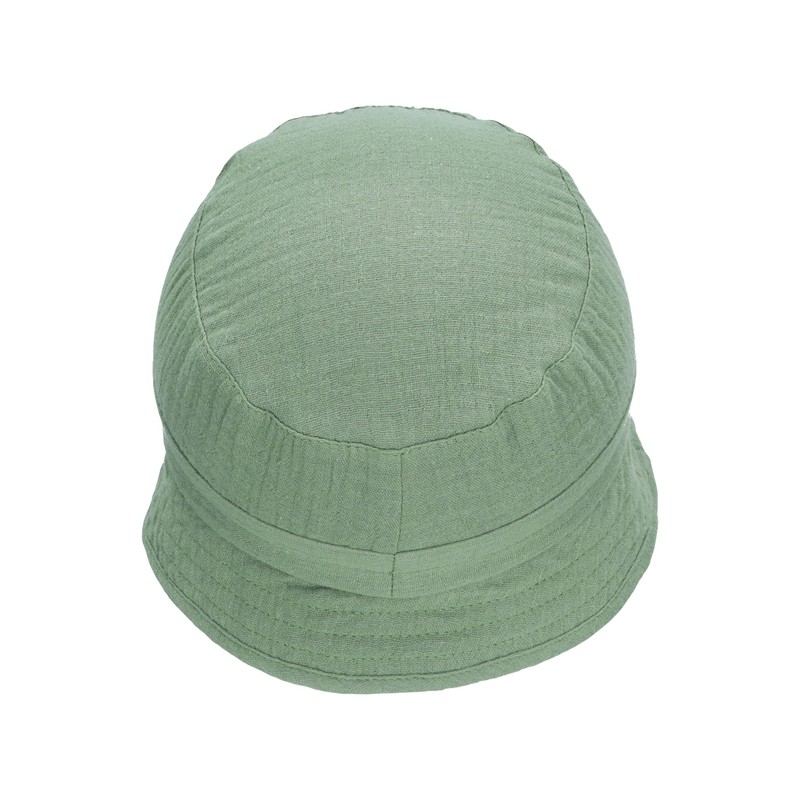 Sterntaler Unisex Children's Fishing Hat Muslin Children's Hat, dark green