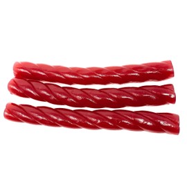 Scandi Candy, Swedish Raspberry Licorice Mega Sticks (Big Hallonskruv Mega) (2.200 Lbs)