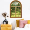 3D Wall Stickers Fake Window Wall Stickers,Arched Garden Scenery View
