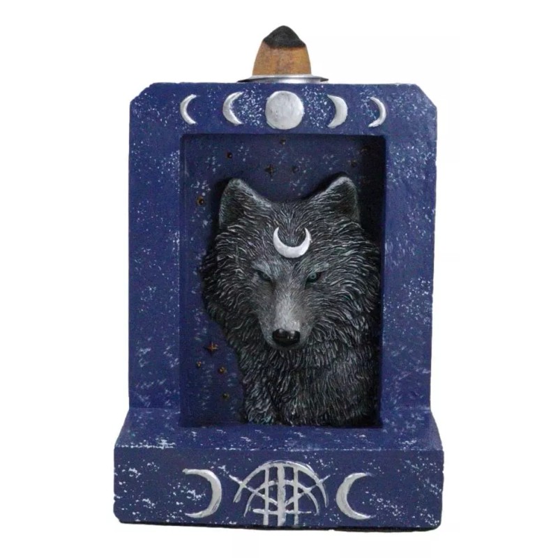 Phases Of The Moon Alpha Black Wolf With Crescent Mark