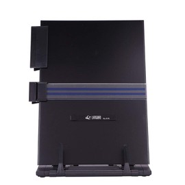 Data Holder, PC Input Stand, 6 Levels Adjustment, Interlaced with File Clip, Lector, Sheet Score, Recipe Stand, Document/Report Holder, Office, Multi-Purpose, Stationery, Office Supplies, High Quality, Metal Stand, Foldable, Movable, Convenient Goods, Bl