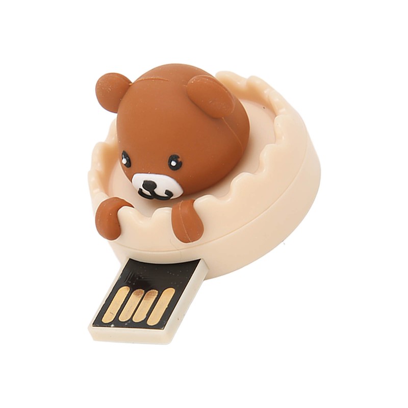 Cartoon USB Flash Drive Brown Bear Cartoon USB2.0 Support Hot