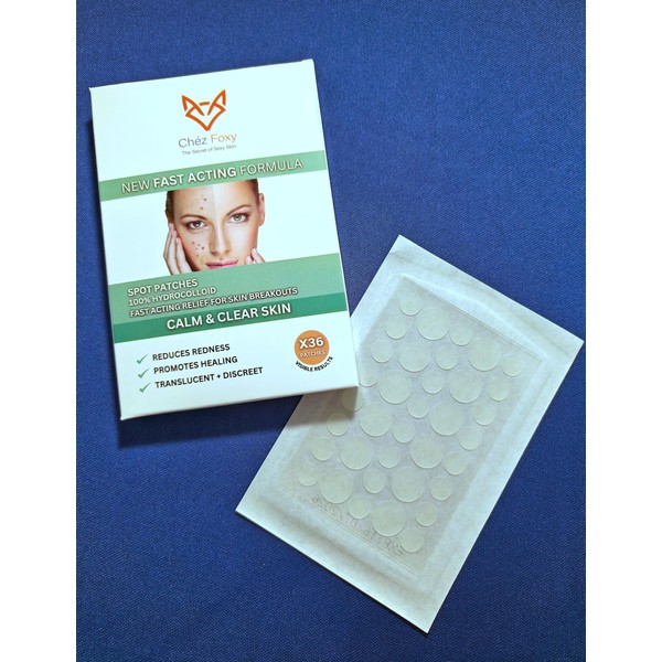 FAST ACTING SPOT PATCHES by Chéz Foxy. Hydrocolloid Acne Pimple