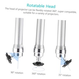 DOITOOL Adjustable Projector Stand Ceiling Mount Wall Mount Projector Bracket Holder