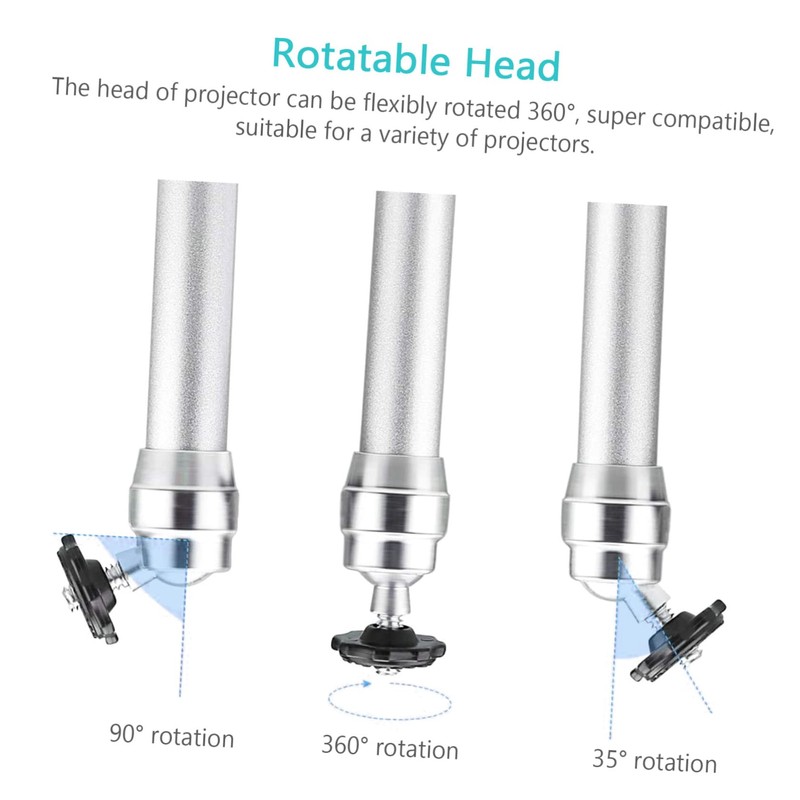 DOITOOL Adjustable Projector Stand Ceiling Mount Wall Mount Projector Bracket