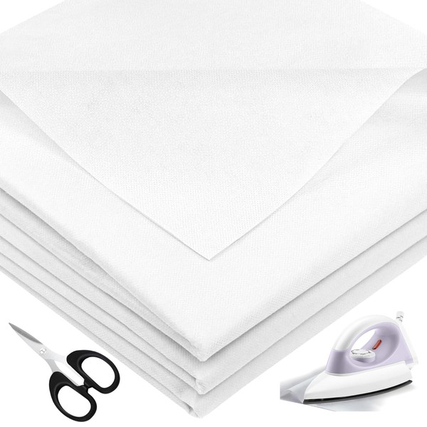 Annickee Bügelvlies, 300 x 100 cm Weiß Aufbügelbarer Einlagestoff mit